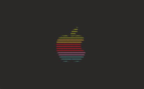 apple logo ascii.
